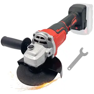 (No battery)Cordless Angle Grinder for Milwaukee 18V Battery, Angle Grinder with 11000 RPM Brushless Motor, 3 Variable Speeds Grinders for Cutting, Griding, Polishing. (Tool Only)