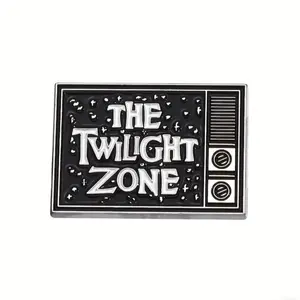 Television enamel pin