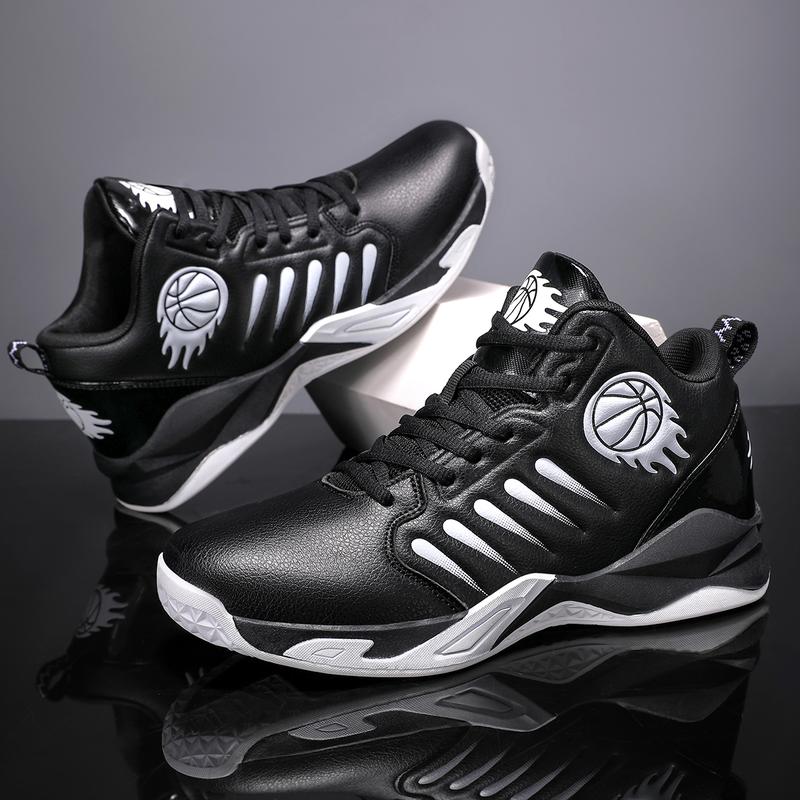 Men's Wear-Resistant Anti-Slip Basketball Shoes for Outdoor Sports Training Low-Top Comfort Lightweight Design Hoopshoes