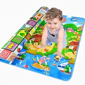 Baby Play Mat Kids Rug for Floor, Playmat for Kids Toddlers Infant, Extra Large Thick Playtime Collection ABC, Numbers, Animals Educational Area Rugs for Playroom