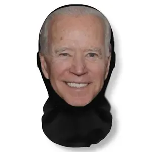 Realistic 3D Mesh Celebrity Face Mask and Headpiece Breathable Ultra-Fine Fiber Material Super-Stretch Fit Design Funny COSPLAY Prop Novelty Mask for Costume Parties Halloween and Cosplay Events