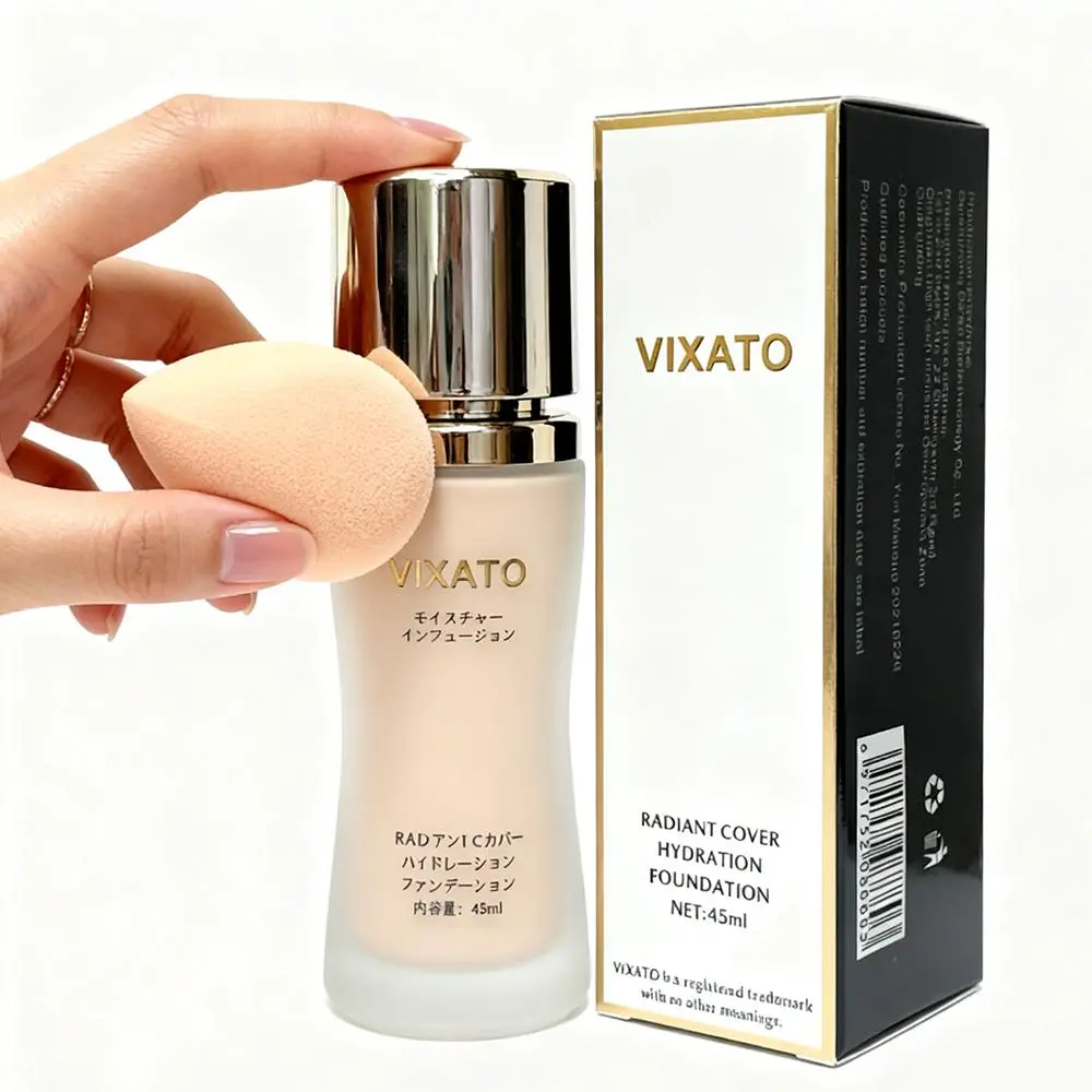 High Coverage Matte Foundation for a Smooth Finish, Longwear Makeup with Dark Spot Correction, Waterproof & Non-Comedogenic for Acne-Prone Skin, Cosmetic, All Day Coverage, Matte Longwear Foundation, Concealer Foundation Hybrid