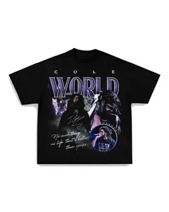 J COLE TEE Print Short Sleeve Graphic Unisex T-Shirt