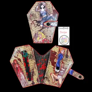 Maniac Princesses - Small Bi-fold Coffin Wallet