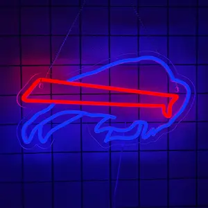 Neon Sign for Buffalo Wall Decor,Man Cave Beer Bar Pub,Game Room,Garage,Christmas Birthday Party Decor Gift