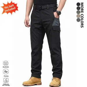 Clean Gent men’s tactical outdoor cargo pants made from skin-friendly, breathable, soft fabric—comfortable, durable, and stylish. Equipped with multiple pockets and zip closures, suitable for outdoor sports like hiking, camping, climbing, and work; long p