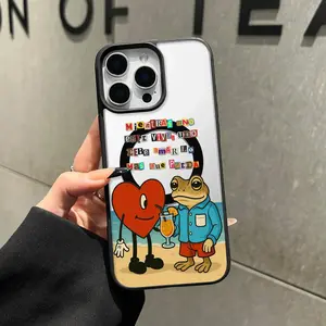 Cute Frog & Heart Life Quote TPU Phone Case for iPhone 17 Pro Max, Air, 16 Plus, 15, 14, 13, 12, 11, XR, XS, MagSafe Compatible, Drop-Proof, Shockproof, Ideal Gift, JL68, Accessories, Smartphone