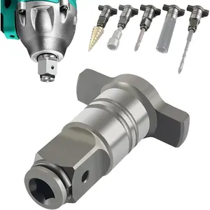 Conversion Head for Electric Screwdriver, Wrench Shaft Conversion Head for Industry, T Shaft Electric Wrench Conversion Tool, 1/2’’Anvil Wrench Pin Converter Shaft Adapter, Power Tool Accessories(1pc)