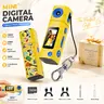 【Free 16GB Memory Card】Vintage Mini Digital Camera - Compact Portable Keychain Plastic Camera with 270° Rotating Lens, 21 Retro Filters, SD Slot, Lipstick-Sized Video Camcorder for Vlogging, Photography
