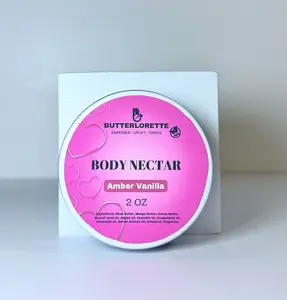 Butterlorette Body Nectar 2oz Unwhipped Body Butter for Skin Moisturizing