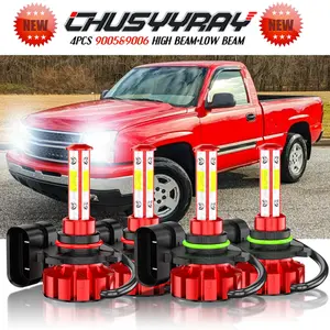 For Chevy Silverado 1500 2500HD 3500 1999 2000 2001 2002 2003 2004 2005 2006 6000K LED Headlights Lights Bulbs Waterproof Operating Temperature