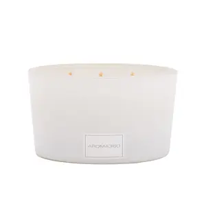 Aroma360 - Iris 90 oz Candle - Luxury Scented Candles with Essential Oils - Notes of Cassis, Aromatherapy - Soy Candles - 50hr Burn Decor Fragrance