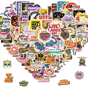 100 Pcs Dungeon Crawler Carl Stickers Pack, for Water Bottle, Laptop, Phone, Cellphone, Scrapbook, Hard Hat, Bumper, Party Decoration, Art & Crafts