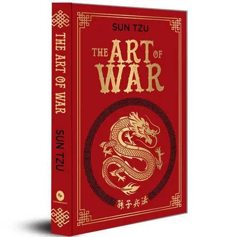 The Art of War by Sun Tzu - Deluxe Hardbound Collector's Edition (Fingerprint! Publishing Classics, English, 232 Pages, 2018 Release) - Strategist Book with Strategic Thinking Focus, Warfare Insights, Advantage-Gaining Tips, Gift for Planning Enthusiasts,