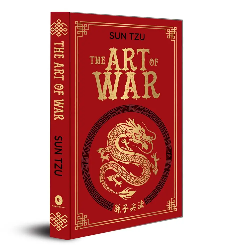The Art of War by Sun Tzu - Deluxe Hardbound Collector's Edition, Fingerprint! Publishing Classics, English Language, Warfare Insights, Adaptability Guide, Strategist Book, Bookish Gift