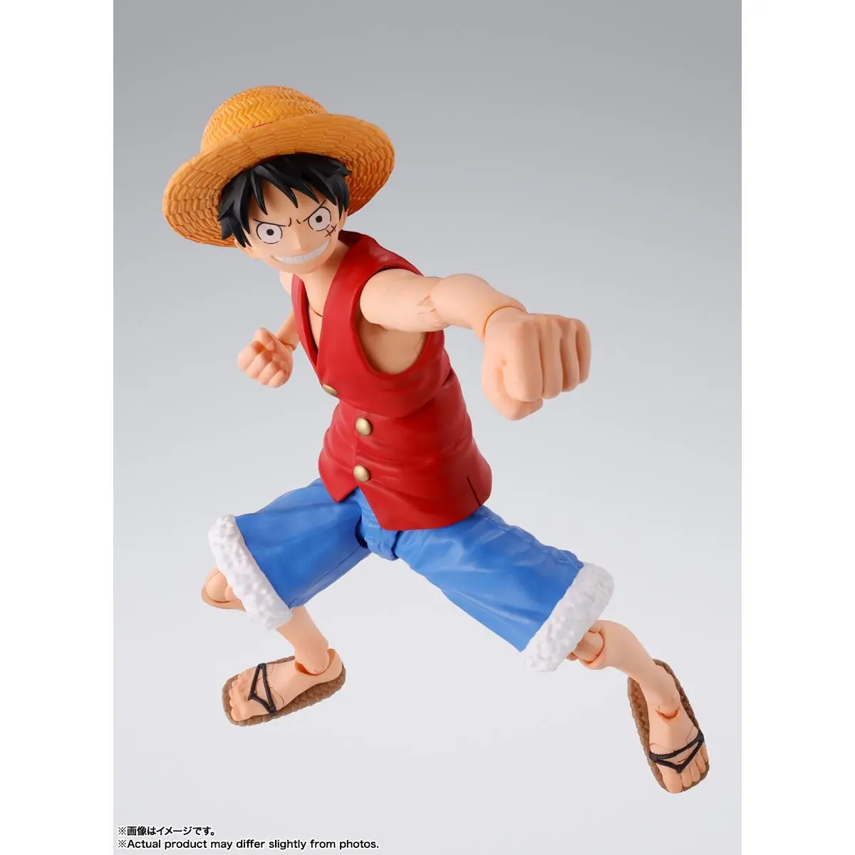 Bandai Tamashii Nations One Piece S.H.Figuarts Monkey D. Luffy -Romance Dawn- Action Figure
