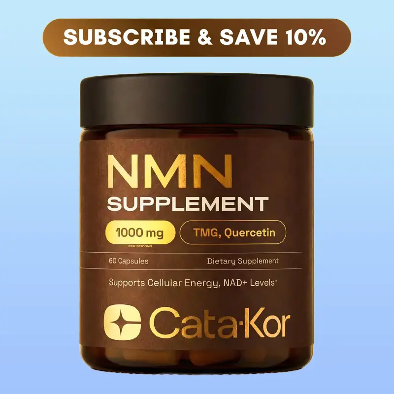 NMN Dietary Supplement - 1000 mg Complex with Quercetin, TMG, Resveratrol - Supports Cellular Energy & NAD+ Levels - Natural Vitamin Healthcare Supplement