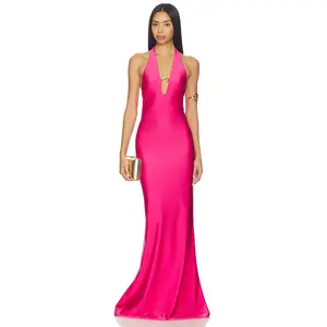 Shani Shemer Sienna Maxi Dress in Fuchsia