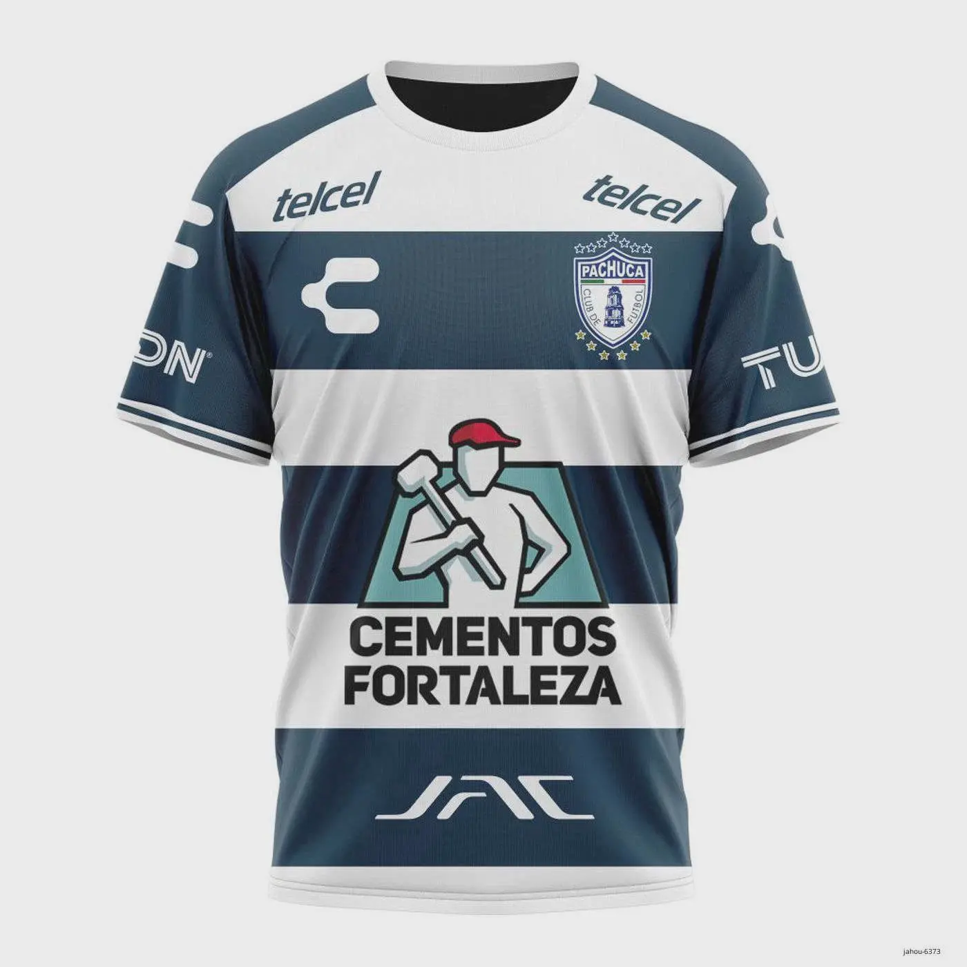 Personalized LIGA MX C.F. Pachuca Shirt 3D 2024-2025 Home Kits