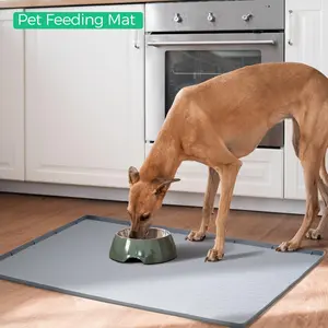 Cuttable Under Sink Mat, Pet Feeding Mat,Rain Boot Mat,Drying Mat,Under Kitchen Sink Mat Waterproof, Silicone Under Sink Mat for Shelf Liner Organizer, Cabinet Sink Protector Drip Tray for Bottom Kitchen, Bathroom 34" x 22",Mega Deals