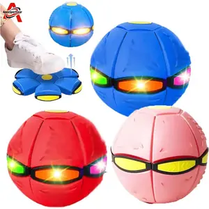 One item ApexSportGear Magic Ball Pop‑up Bouncing Ball, Magic Flying Saucer Transform Toy with LED Lights, Kids Interactive Bouncy Balls for Parent‑Child Play, Indoor/Outdoor Fun