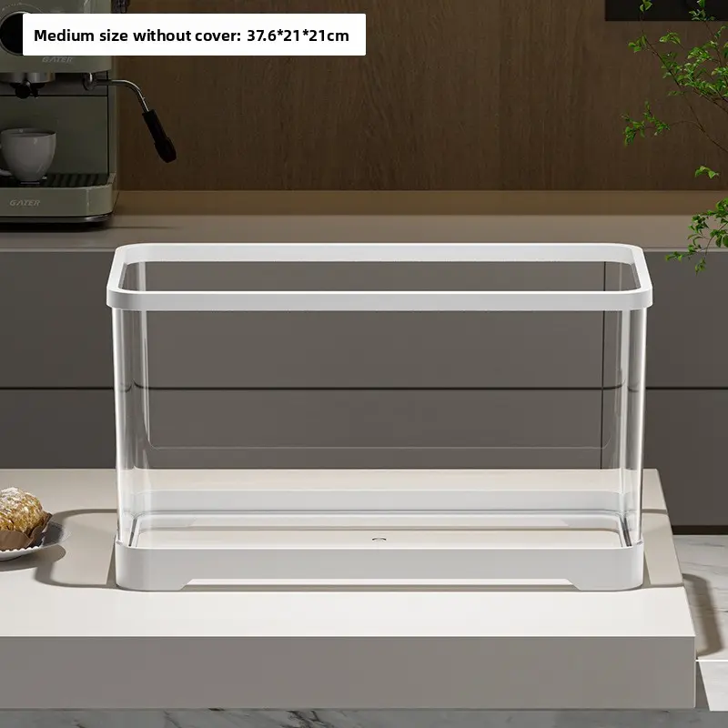 Medium-sized, lidless, white [high-transparency ec