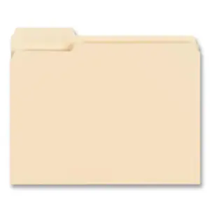 212 MAIN Manila Expanding File Folder - Manila Folder, 0.33in Right Tab (Label Visible), 1-Ply Paper, 0.75in Expansion, Letter Size, Rounded Top MLA Organizer