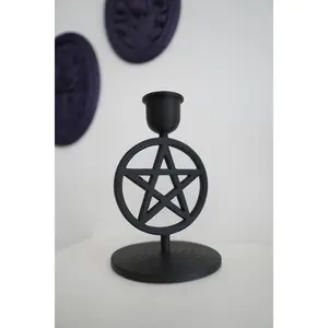 Pentagram Single Candelabrum