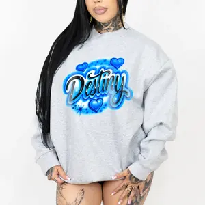 Chicano Clothing, Chicana Art Airbrush, Cholo Chola outfit Cotton Fabric Menswear Casual, Streetwear hoodie CAQ4