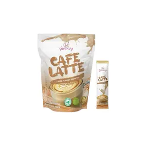 Cris Cosmetics Glowming Café Latte Coffee Powder Drink Mix - Glutathione & Collagen Blend (20g)
