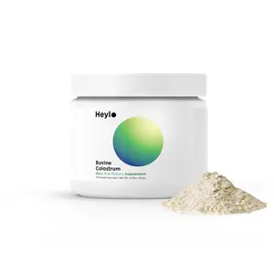 Heylo Premium Colostrum Powder – 100% Pure, Grass-Fed Bovine 40% IgG Supplement, Natural Gut Health Bloating Immunity Skin & Hair, Muscle Recovery, Rich in Immunoglobulins, 60 Servings