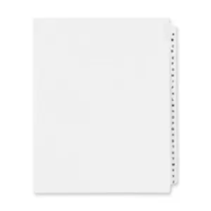 Avery Consumer Products AVE01400 Legal Divider W-Letter in.A-Zin.- Side Tab- 11in.x8-.50in.