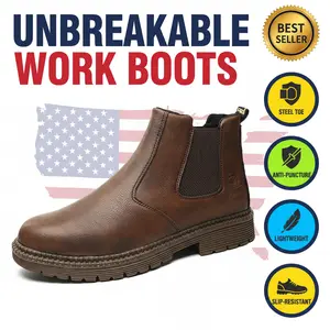 Postal Service Splash-proof Smash-proof Puncture-proof Breathable Safety Shoes Unisex Chef Work Shoe Waterproof Anti-slip Durable Outdoor Comfortable Men Women Slip Resistant Mail Carrier Sneakers Delivery Footwear Heavy Duty Protective Workwear