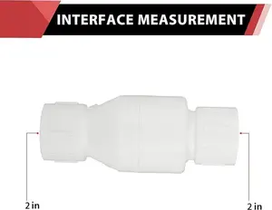 2" PVC In-Line Check Valve