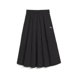 PUMA Womens T7 Woven Midi Skirt Casual Casual - Black