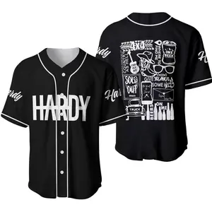 Print 3D Hardyy Jersey, Hardyy Baseball Jersey, Hardyy Concert Jersey Shirt