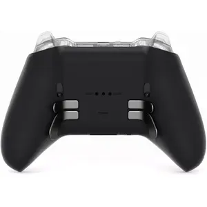 eXtremeRate Replacement Bottom Shell Case Accessories for Xbox Elite Series 2 Controller - Custom Black Back Housing Cover for Model 1797 Elite Series 2 Core Wireless Controller, 1 Bottom Shell Set with 1 T8H/T6/T3 Screwdriver, 4 Springs