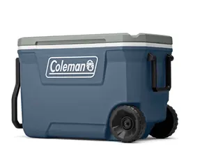 Coleman 316 Series 62QT Hard Chest Wheeled Cooler, Lakeside Blue Coleman 316 Series 62QT Hard Chest Wheeled Cooler, Lakeside Blue
