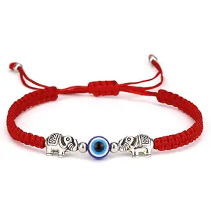 Lucky Evil Eye Bracelet ,Boho Handmade Braided Adjustable String,for Women Men