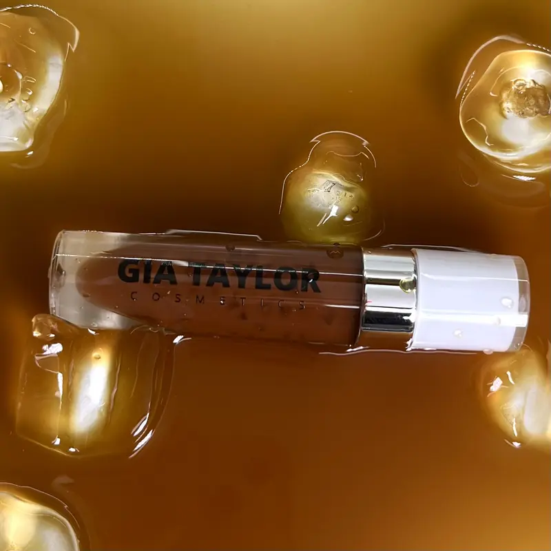 Iced coffee lipgloss vegan cruelty free non sticky moisturizing lipgloss