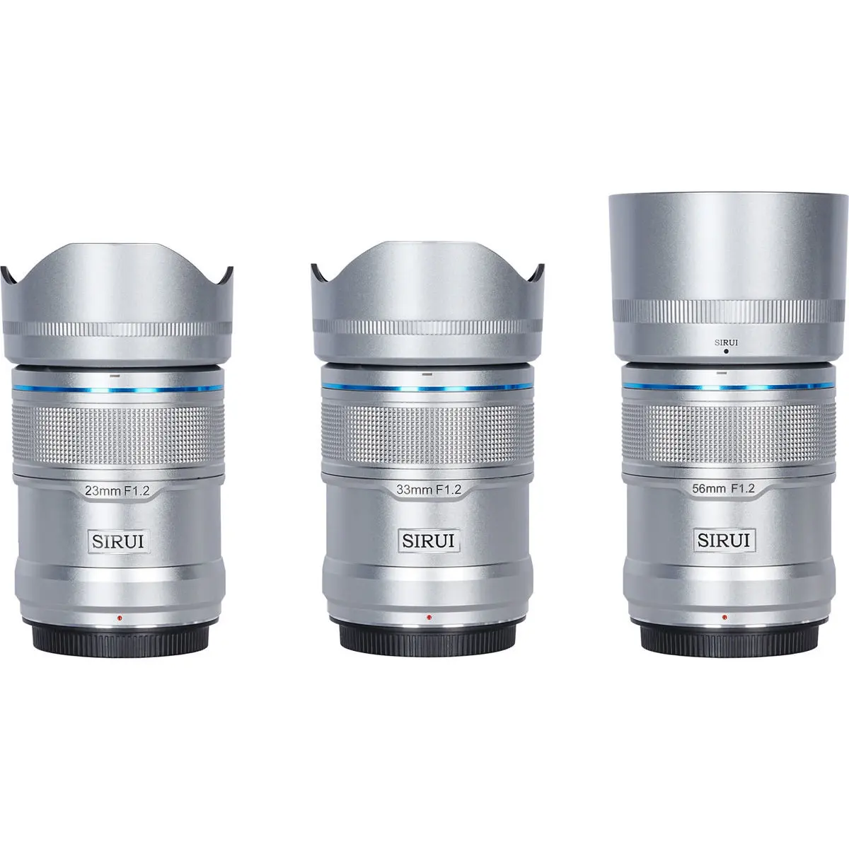Sirui Sniper Series 3-Lens Set with 23mm, 33mm and 56mm f/1.2 Lenses