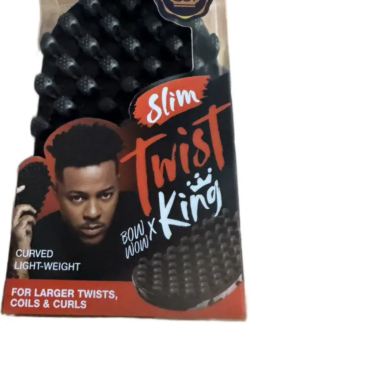 Camouflage Hair Twist Sponge, RED Premium Slim Twist King Tool for Natural Hair Styling