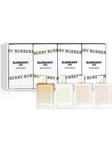 BURBERRY HER MINI SET WITH 5ML EDT+2X 5ML EDP+LONDON DREAM 5ML EDP Fragrance Fruity Ambery Musk