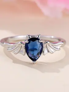 Geometric  Luxury  Band Ring  Synthetic Zirconia Inlay Luxury Exquisite Elegant Retro Mysterious Fashion Stackable Design Engagement Ring Daily Wear Jewelry Accessory for All Seasons for Women & Girls