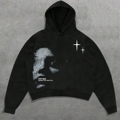Cropped Hoodie for Men TikTok Shop