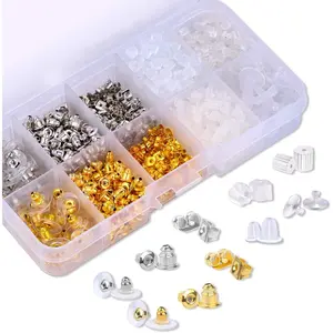 Earring Backs 10 Styles Earring Accessories Safety  Earring Clutch  1040 count (10 Styles)