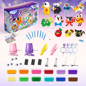 Air Drying Clay Set, 30 Accessories,  Soft Clay,Creative Clay, All Ages, DIY Keychain, DIY Fridge Magnet,Step-by-Step Tutorial, Perfect for Decorations & Festival Gifts, 7 Unique Series for Guided or Free Creation