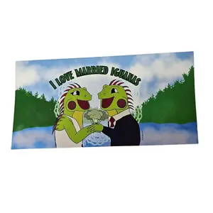 Stoner Gump Married Iguanas Sticker
