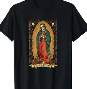 Santa Muerte Devotional Catholic Saint Holy Death T-Shirt