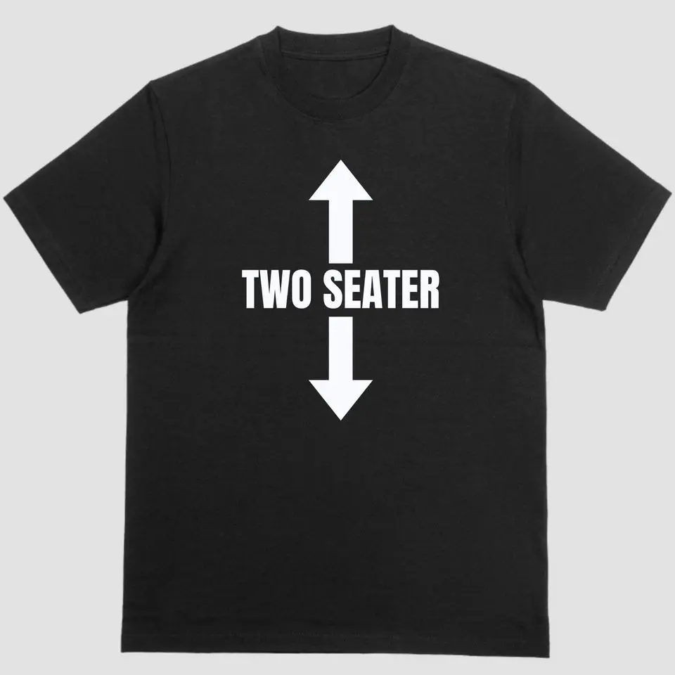Short sleeve shirt, TWO SEATER, Adult funny T-shirt, Gift for Woman and Man